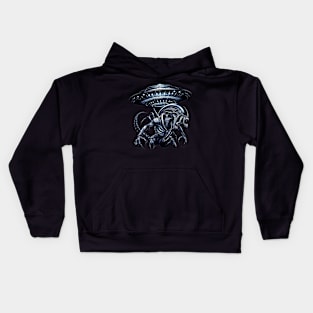 alien invader Kids Hoodie